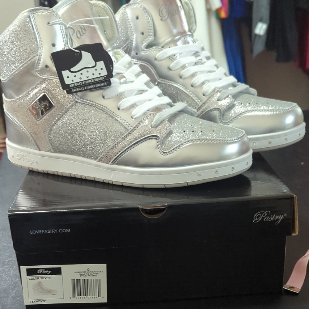 Pastry Women's Silver High-Top Sneakers